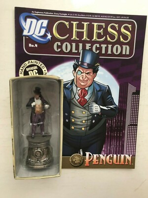DC COMICS SCHACHFIGUREN SAMMLUNG HEFT 4 DER PINGUIN EAGLEMOSS FIGUR + MAG