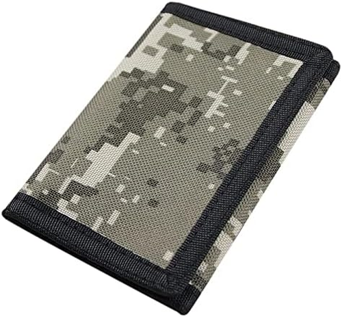 NEICY RFID-blockierende Canvas-Geldbörse für Männer und Frauen - Camouflage dreifach faltbar Outdoor Sport - Bild 12 von 12