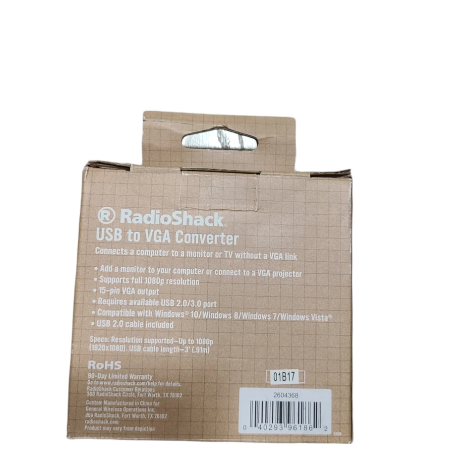 RadioShack USB to VGA Converter Adapter - Image 2 of 4