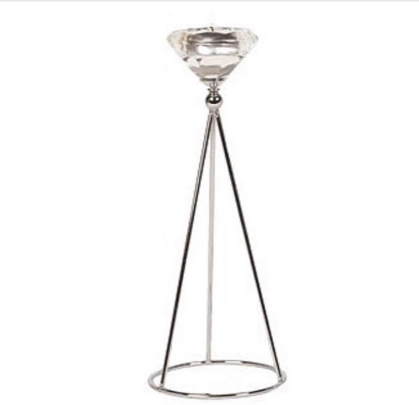 Straits Silver Framework Glass Candle Holder eBay