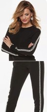 JUICY COUTURE Kombinezon sportowy Rozmiar: SMALL / MEDIUM Nowy DARMOWY WYSYŁKA Perły Strasy