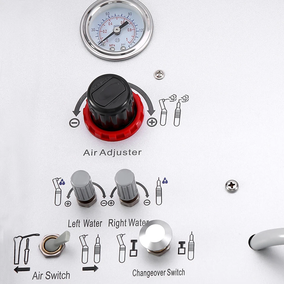 Mobile Dental Portable Delivery Unit Rolling Box Air Compressor Suction 4H/Chair - Image 4 of 4