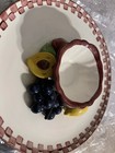 Vintage CALI POTTERY Round Vegetable Chip & Dip 14 Inch Serving Platter — photo 3
