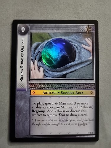 DECIPHER LOTR REFLECTIONS SEEING STONE OF ORTHANC ARTIFACT 9R38 FOIL CARD - 第 1/1 張圖片