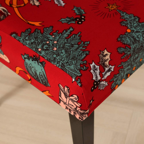 4 PCS Dining Room Chair Cover Protector Slipcovers Washable Christmas Xmas Decor - Picture 4 of 12