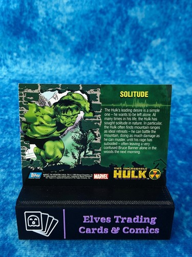 The Incredible Hulk SINGLE Non-Sport Trading card by Topps 2003 MARVEL - Picture 18 of 148