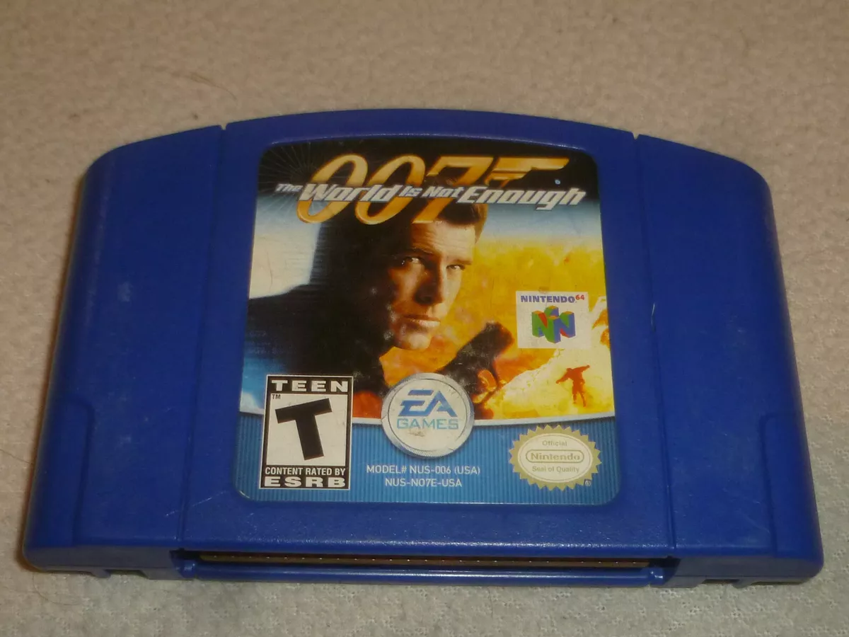 GOLDENEYE 007 ~ WORLD IS NOT ENOUGH ~ Nintendo 64 ~ N64 ~ Used Games ~  Excellent