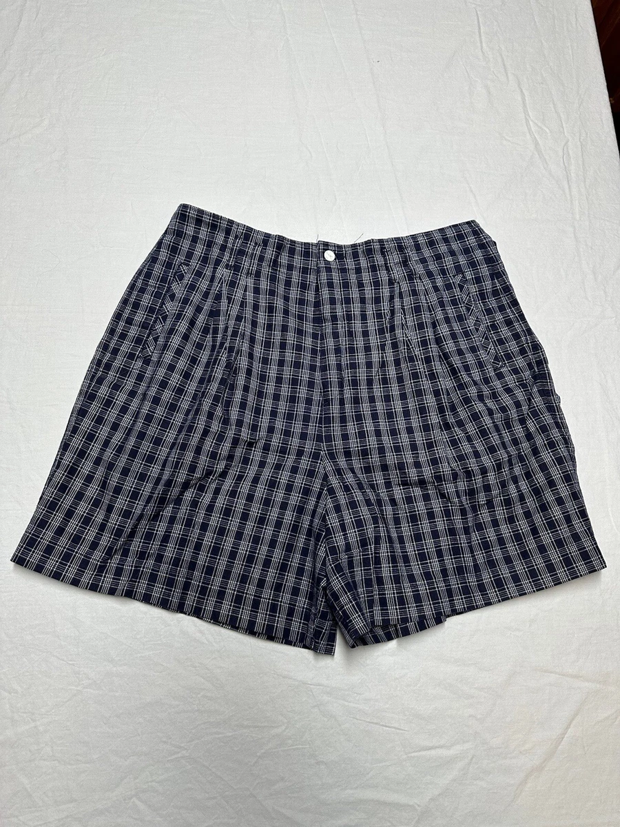 Shorts Dockers Femme Taille 22W - Bleu Clair à Rayures, Style Khakis, Occasion En Super état !