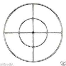 Burner 24" Stainless Steel Fire Ring