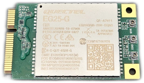 Quectel EG25-G Mini PCIe 4G Mobile Broadband Card - Global Coverage LTE, UMTS
