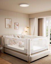 Bed Rail for Toddlers, Thickened  Reinforced Toddler Bed Rails with Height Adju