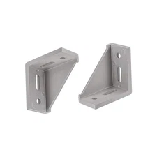 4Pcs Corner Bracket Gusset 80mm x 80mm for 4040 Series with Slot 8mm
