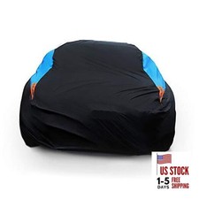 Waterproof Car Cover All Weather Fit Sedan Length 194- 206 Inch Blue