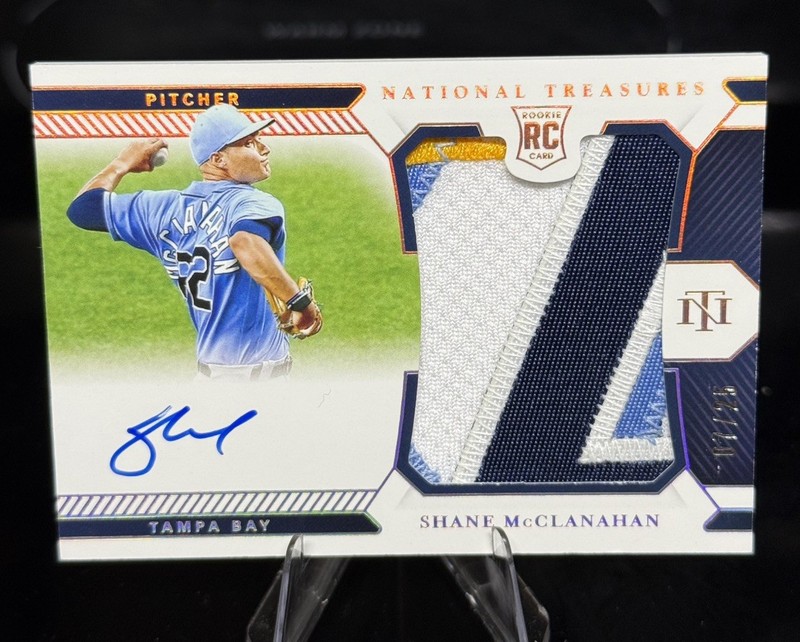 2021 PANINI NATIONAL TREASURES SHANE MCCLANAHAN ROOKIE AUTO LIMITED /25 SP