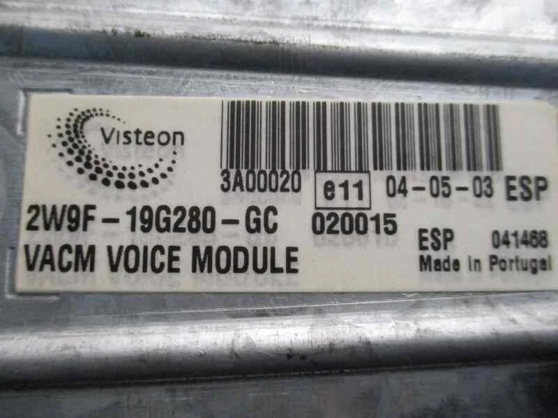 2W9F19G280GC modulo elettronico per JAGUAR XJ 4.2 V8 32V CAT 2003 1899937 - Immagine 3 di 3