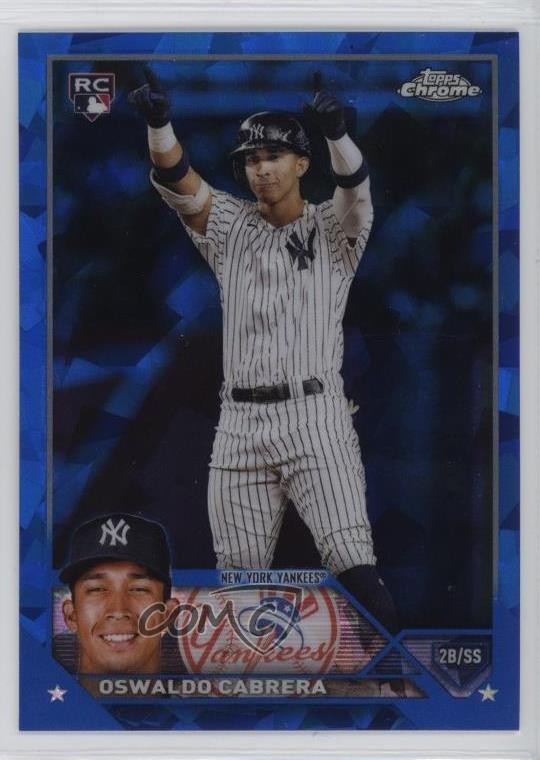 2023 Topps Chrome Sapphire Edition Oswaldo Cabrera #487 Rookie RC g9n