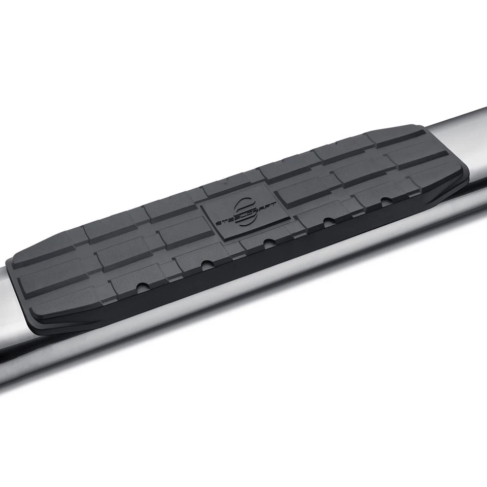 For Ford F-250 Super Duty 99-16 4" 4X Series Cab Length Polished Oval Side Bars - Image 4 of 4