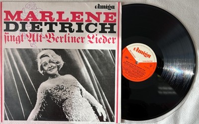 MARLENE DIETRICH Singt Alt-Berliner Lieder LP Vinyl AMIGA * TOP