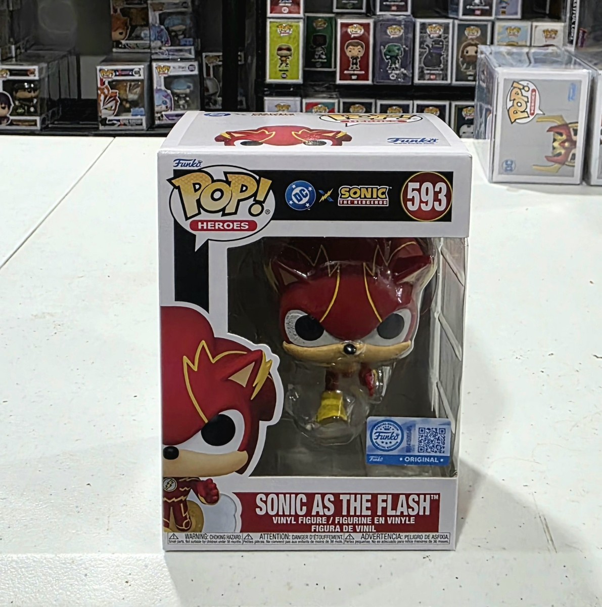 Funko POP DC x Sonic the Hedgehog Sonic As The Flash Target