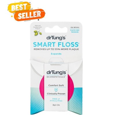 Expanding Floss for All Ages - Natural Cardamom Flavor, 90 Feet - Gentle Care