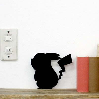 Pokemon Wall Light Pokemon LED Light Silhouette Sound Sensor New