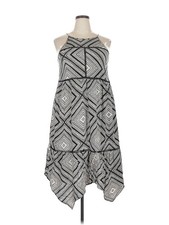 Xhilaration Women Gray Casual Dress XXL