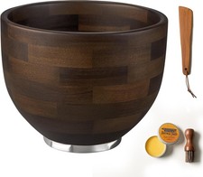 Walnut Mixing Bowl for Kitchen Aid 4.5-5 Qt Tilt-Head | Solid American walnut, C