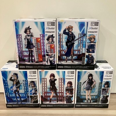 Girls Band Cry X StellarK Figure Set of 5 Tomo Rupa Momoka Nina