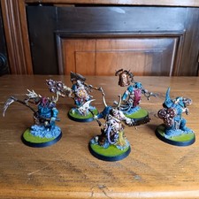 Warhammer Age of Sigmar Nurgle x5 Putrid Blightkings bemalt