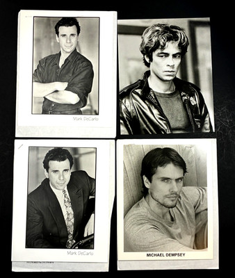 Press Photo 2 X Mark DeCarlo Michael Dempsey, Benicio Del Toro @ M. Dempsey  CB