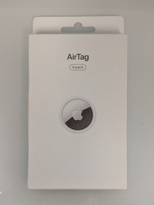 Genuine Original Apple AirTag MX532AM/A White Air Tag (4 Genuine Original Apple AirTag MX532AM/A White Air Tag (4