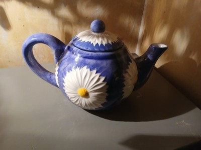 Vintage RAYWARE hübsche handbemalte SONNENBLUME im Retro Stil siehe Bilder