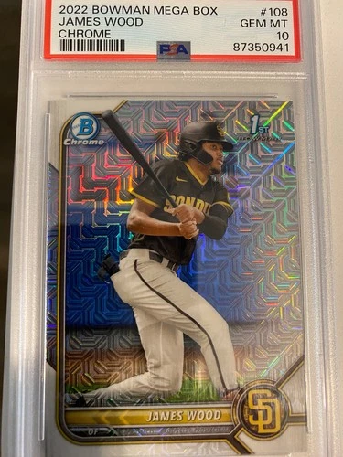 James Wood 2022 Bowman Chrome James Wood