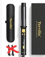 Terviiix Automatic Rotating Curling Iron 1 1/4 inch Automatic Curling........156