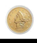 1849 P Liberty Gold Piece $20 America’s Most Beautiful Coins 24kt proof