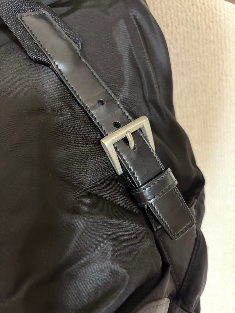 Prada Triangle Plate Nylon Mini Backpack - image 10