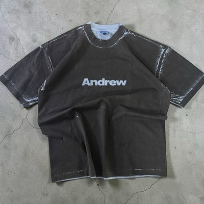 Men s Heavy Double Layer Andrew Miami 7 Year Anniversary Skate Tee Size XL