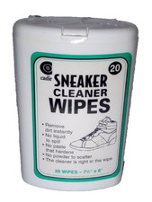 Cadie Sneaker Cleaner Wipes - 20 Count Container - Removes Dirt Instantly - New
