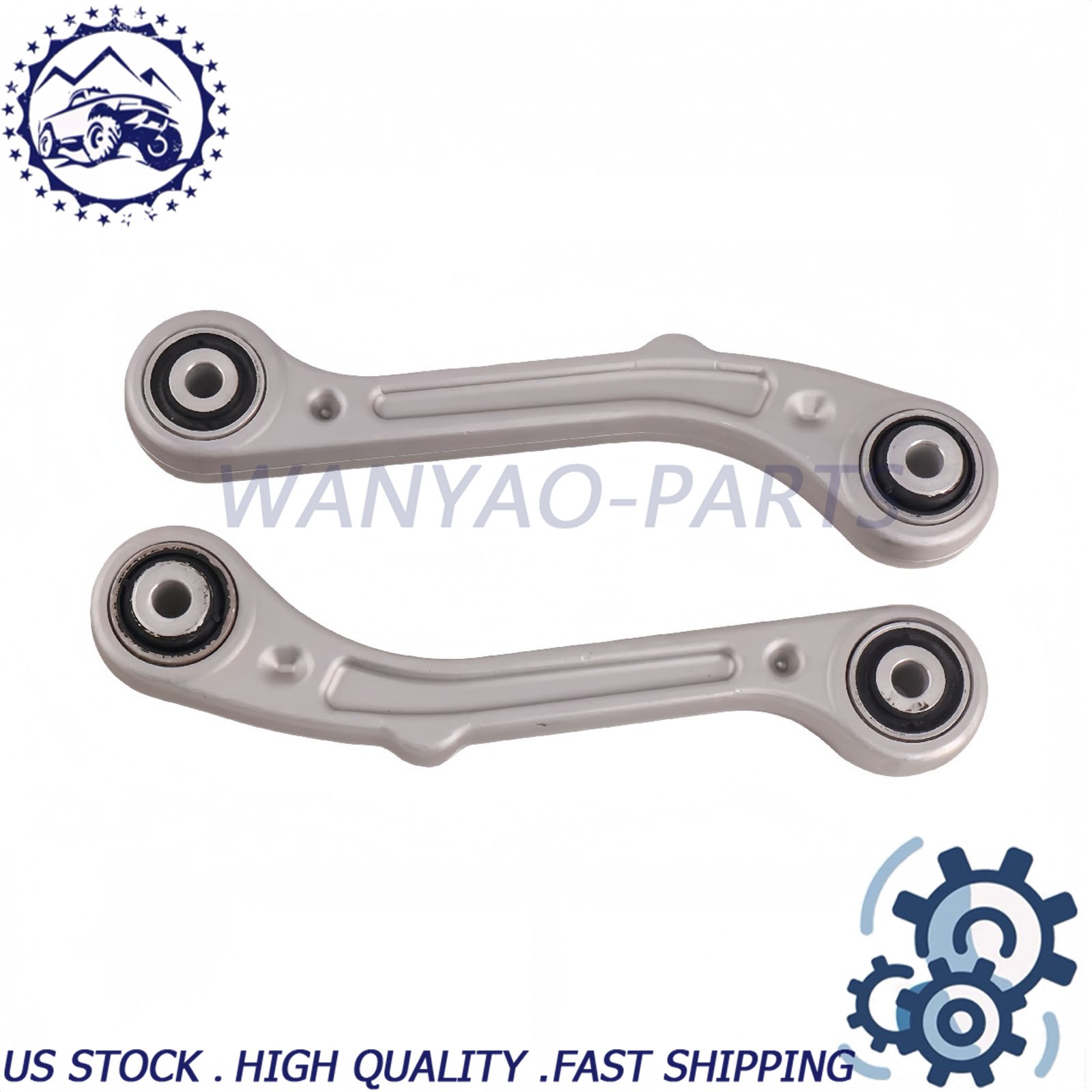 For Maserati Ghibli Quattroporte 2014+ 2X New Rear Upper/Lower Control Arms US