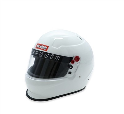 RaceQuip 277113 Pro25 Full Face Helmet Medium 7 1/8 to 7 1/4 SA2025 Gloss White