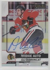 2017-18 O-Pee-Chee Platinum Rookie Autos Rainbow Alex DeBrincat #R-AD Auto x6p