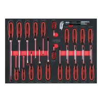 KS Tools SCS Schraubendreher-Satz 29-Teilig In 1/1 Systemeinlage