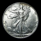 1936-D Walking Liberty Half Dollar Silver ---- Stunning Coin ---- #KK678