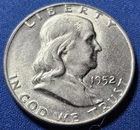 A 1952 D Franklin Half Dollar BU Nice Coin!