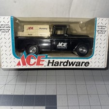 New in Box, 1955 Ace Hardware Chevrolet Pickup Bank, Die cast, 1/25