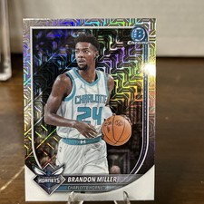 2025-26 Bowman Chrome Basketball Brandon Miller Mojo Refractor
