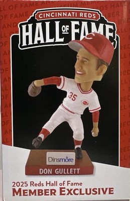 Don Gullett Cincinnati Reds HOF Bobblehead Big Red Machine