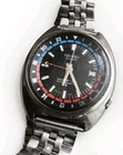 Vintage Seiko Navigator Timer Automatic Wrist Watch  6117 /6410 1971 With Band