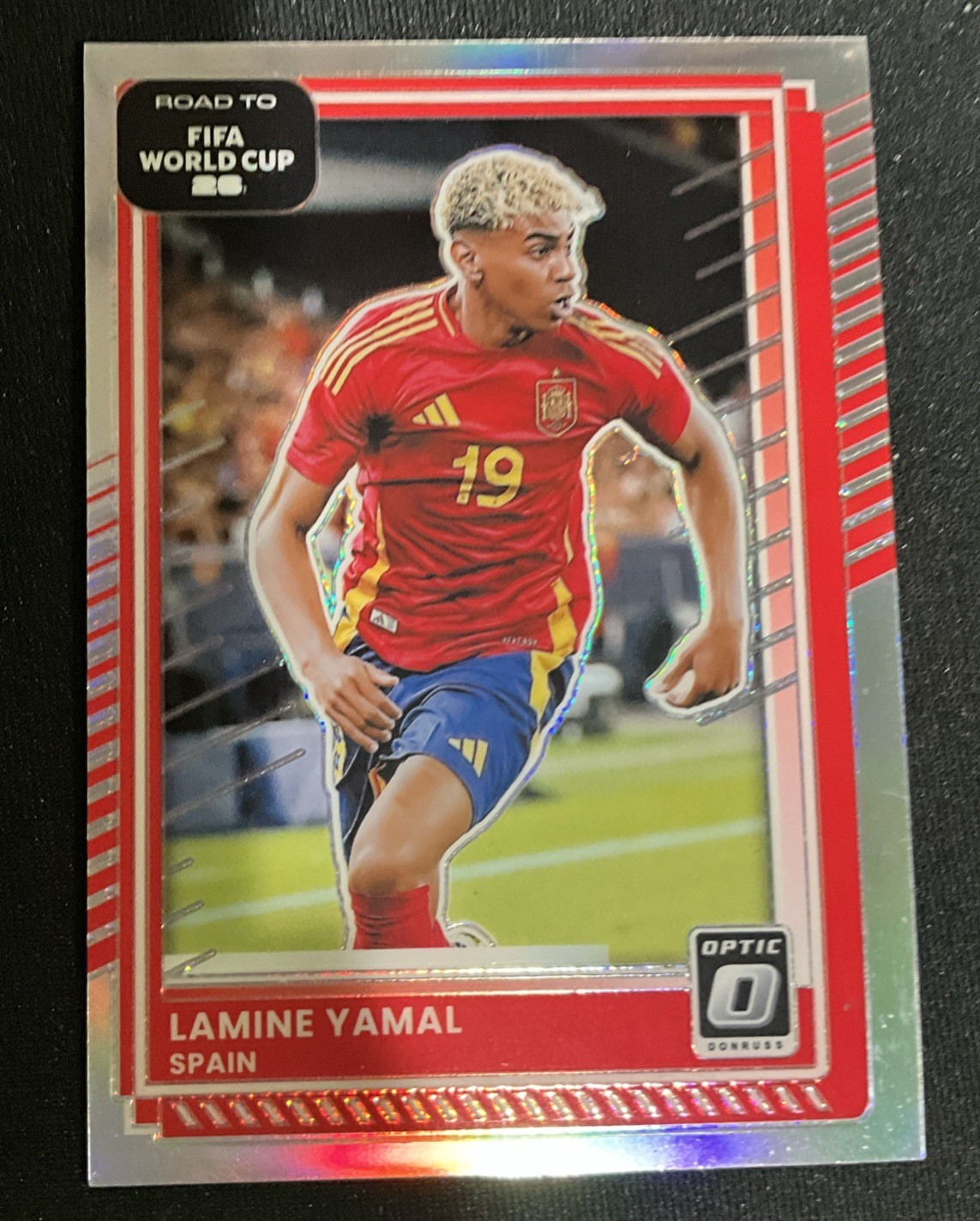 Lamine Yamal 2025 Donruss Road to FIFA World Cup #10 Optic - Holo