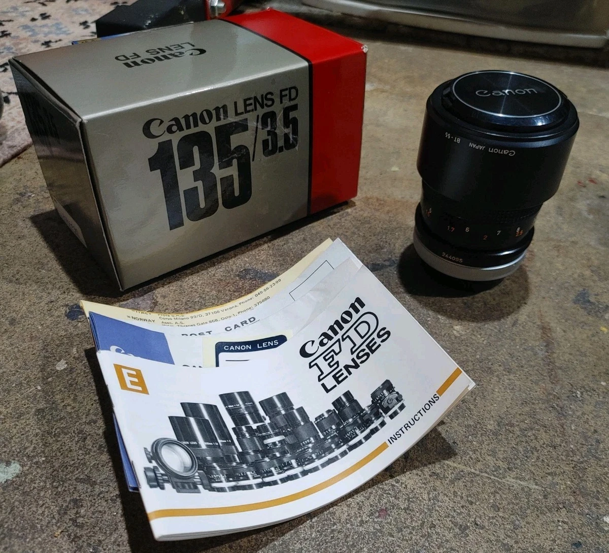 Canon FD f/3.5 Camera Lenses 135mm Focal for sale - eBay